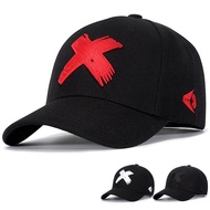 Baseball Cap Men's Hat Dad Embroidery Casual Lady X Curve Cap Adjustable Cotton Sun Hats