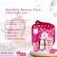 ECER MBC Skincare | Mandela Beauty Care with DNA 6x Lipat Mencerahkan Wajah BPOM Original | Paket Lengkap Brightening Glowing Normal dan Acne Flek Hitam