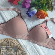 Beautiful Twinerry Art Bra A55 Cup A Wireless Foam Bra Small Cup Bra 2 Hooks Size 34-40
