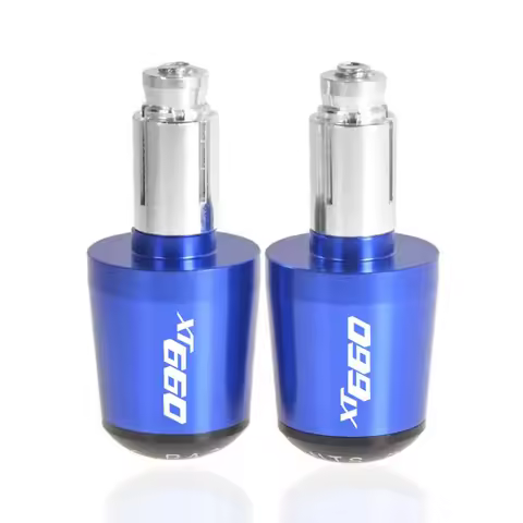 7/8" 22mm Motorcycle Handlebar Grips End Handle Bar Cap End Plug For YAMAHA XT660E XT660R XT660X XT6