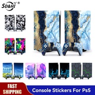 PS5 Skin Decal Vinyl Wrap Cover Sticker for PlayStation 5 Disc Planets Full Set
