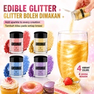 Edible Glitter 4 Colors 5g, Glitter Powder for Cake, Dessert & Drink Decoration