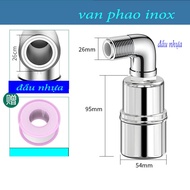 Phao Nước Chống Tràn Mini Tự Động Van Cơ Nước Tự Ngắt Khi Đầy Điều Chỉnh Mực Nước Chất Liệu Inox 304