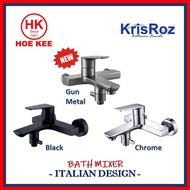 KrisROZ Bath Mixer 73003 (Chrome / Black / Gun Metal)