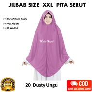 XXL SERUT 01 DEWASA MYLAA HIJAB JILBAB BERGO KERUDUNG krudung Instan Kerudung khimar Bahan Kaos untu