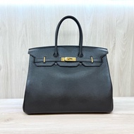 HERMES 89Noir黑金TOGO皮Birkin35（現折優惠）