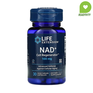 Life Extension, NAD+ Cell Regenerator, NIAGEN Nicotinamide Riboside, 100 mg, 30 Vegetarian Capsules