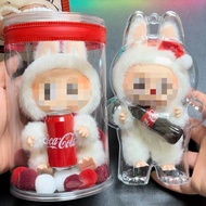 16cm Cartoon Cover PVC Transparent Cylinder Protective Case Waterproof and Dustproof Cotton Doll Dis