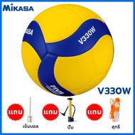 Mikasa วอลเลย์บอล MVA330/300/200 หนังPU นุ่ม ลูกบอล บอลเลย์บอลเล่ วอลเลย์บอลแท้ ลูกบอลเล่ย์บอล วอลเล