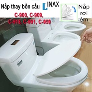 Nắp Bồn Cầu Đóng Êm Thay Thế Cho Bồn Cầu INAX C-702 C-900 C-909 C-918 C-991 C-959
