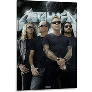 Metallica Characters Poster Canvas Art Poster and Wall Art Picture Print Modern Family Bedroom Decor