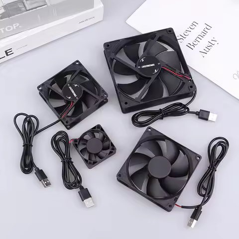 5V Brushless Cooling Fan USB Router Fan Computer Case TV Box Cooling Case 50mm 80mm 90mm 120mm PC DI