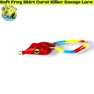 UMPAN SOFT FROG SKIRT CURUT KILLER SAVAGE LURE