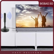 [bigbag.sg] Portable TV Antenna 300cm Coax Cable HDTV Antenna DVB-T DVB-T2 DAB Plug and Play