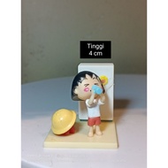 Maruko-chan chibi action figure contains 2 pieces, code B, there is a box