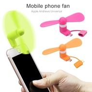 DreamH☛ Portable Mini 2 in 1 Mobile Phone Fan, Micro USB Adapter Type iOS Smartphone Android as Samsung, LG and Tablet PC ❀