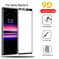 9D Full Cover Tempered Glass For Sony Xperia 10 5 1 III II IV I V XZ2 X Compact XA1 XA2 Plus 5G 4G 2023