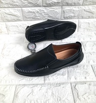 Giày mọi nam da mềm..mang êm chân..mã GM02..màu đen..đế khâu sẵn rất chắc chắn