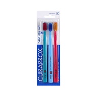 Set of 3 Curaprox 5460 Super Soft Toothbrushes
