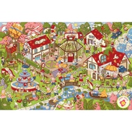 (HN Express) 3D Explorer Sticker, Panda Sticker, cute Bear and Rabbit Sticker, 3D Landscape Storage 