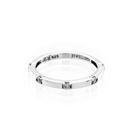 Jewellista แหวน Oscar เงินแท้ 925 ประดับพลอย CZ