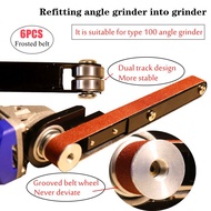 Angle grinder / belt grinder / 100 angle grinder refitted belt grinder / Woodworking grinder