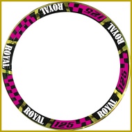 ✑ ▦ ☃ RUSI ROYAL 125 MAG STICKER GOOD FOR 2 MAGS