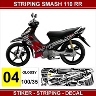 Suzuki smash 110 rr motorbike sticker smash 110 decal suzuki smash striping