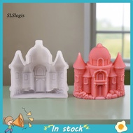 SLS_ Clear Silicone Mold Flexible Silicone Mold European Castle Candle Mold Silicone Soap Wax Making