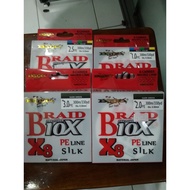 Pe Multi Color and Dark Green Blood X8 300m Fishing Line FishingOmah Shop