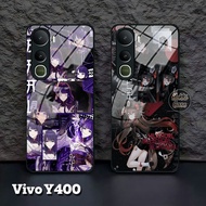 Vivo Y400 Case - Vivo Y400 Glossy Glass Softcase - Genshin Impact Case - Vivo Y400 4G 5G Casing - Si