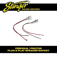 Stinger Plug & Play Socket Speaker for Perodua/Proton (1 Pair/2 Pcs)