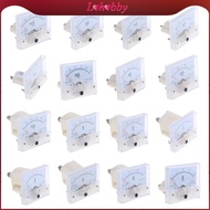 [Lohobby] Analog Current Panel, Amp Ammeter  Meter,  Circuit Measurement  (DC 0-1mA To 0-20A)