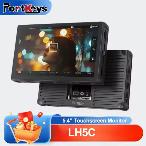 PORTKEYS LH5C Wired Control Camera Monitor 5.4-inch 4K Color Grading Monitor 1000:1 1920*1152 800nit