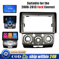ABS Car Radio Stereo Panel Trim Frame for Ford Ranger Everest Mazda BT-50  2 Din Fascia Dash Trim 17