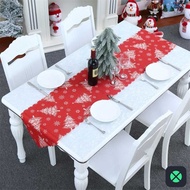 1F Polyester Cotton Christmas Table Runner / Hotel Home Dining Table Tablecloth / Dress Up Xmas Fest