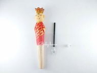 Little Monk Tang Copy Sutra Handmade Wooden Pen Ball Neutral Writing Wood