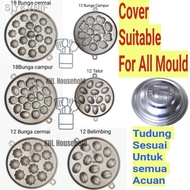 【New stock】۞♘(TEBAL) ACUAN BAHULU BULAT SIZE 12-18BIJI# ALUMINIUM MOULD BAHULU# ACUAN KUIH CARA/KUIH