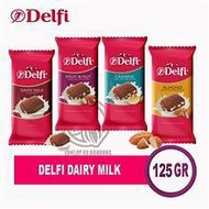 DELFI CHOCOLATE 125GR ALL ALMOND VARIANTS - DAIRY MILK - FRUIT NUT - CASHEW