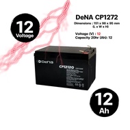 แบตเตอรี่ แบตเตอรี่แห้ง Dena 12V มีให้เลือก 7.2Ah  9Ah  12Ah  5.5Ah  21Ah  6V - 4.5Ah รุ่น   CP645  