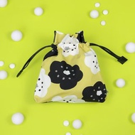 防水布【Pinkoi x SOU・SOU】盛載美好的魔法豆袋・微笑・黃色