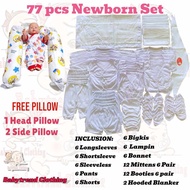 77 pcs ORDINARY NEWBORN BARUAN BUNDLE SET semi cotton | plus free bolster set ||