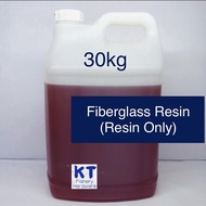 Resin Gum Fiber 30kg [XL] Polyster Resin 2504 APS-S (WAX) Fiberglass Resin Gam Fiber Boat 船用树脂