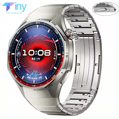 No Gaps Titanium Strap for Huawei Watch GT6 Pro 46MM Quick Release Metal Band Bracelet for Huawei Wa