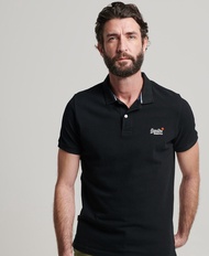 Superdry Classic Pique Polo Shirt - Black