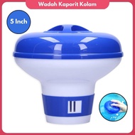 Floating Dispenser Swimming Pool Chlorine Container Water Purifier Pool Floating Chlorine