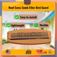 Plastic Eaves Comb Filler / Bird Guard for Roof Ventilation