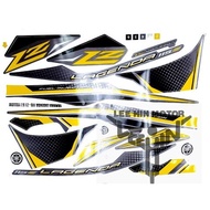 BEST QUALITY SRL Lagenda115z Coverset Body Sticker Stripes NEW Kuning Biru Merah Lagenda 115 L115Z 6