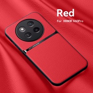 Honor X9C X60 Pro X60Pro X9B 5G 2024 Simple Leather Soft Phone Cover For HonorX9C X 9C HonorX60Pro X