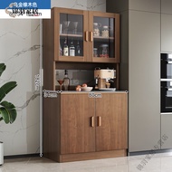 SFJiaxiaoyou2024New Cupboard Kitchen Cabinet Rural Wooden Sideboard Cabinet Wine Cabinet Wall High Simple Modern Color M